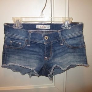 Hollister Dark Wash Jean Shorts